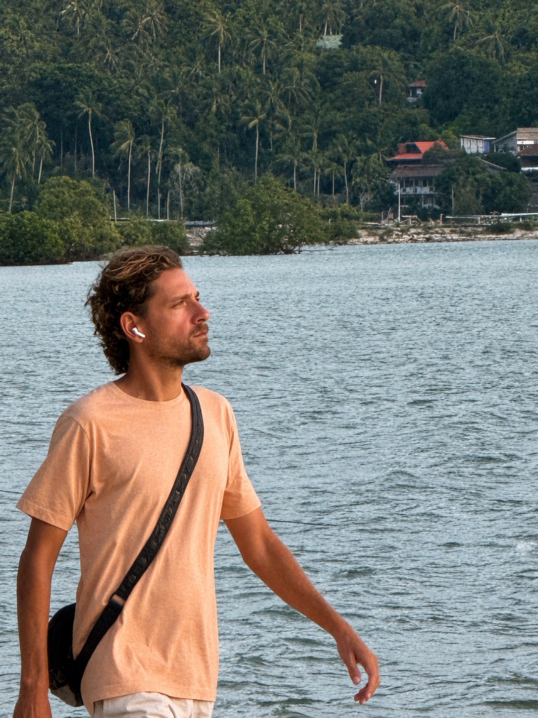 Nizan Levi by the water on Koh Phangan